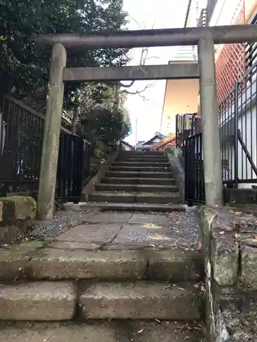 新井天神北野神社の鳥居