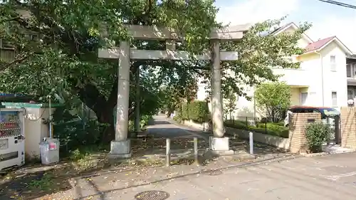 川和八幡神社の鳥居