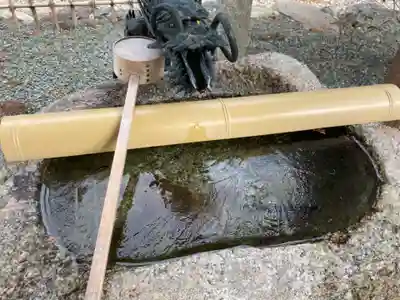 河内神社の手水舎