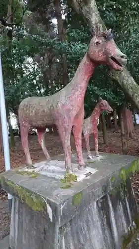 子守神社の狛犬