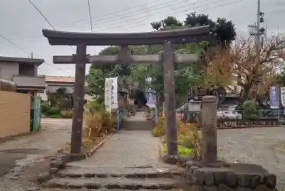 一之宮天満宮（梶原景時館跡）の鳥居
