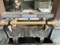 北澤八幡神社の手水