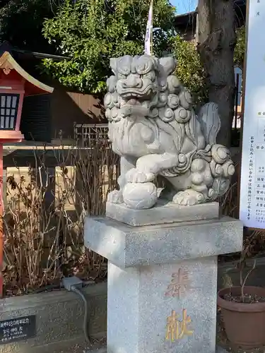 川越八幡宮の狛犬