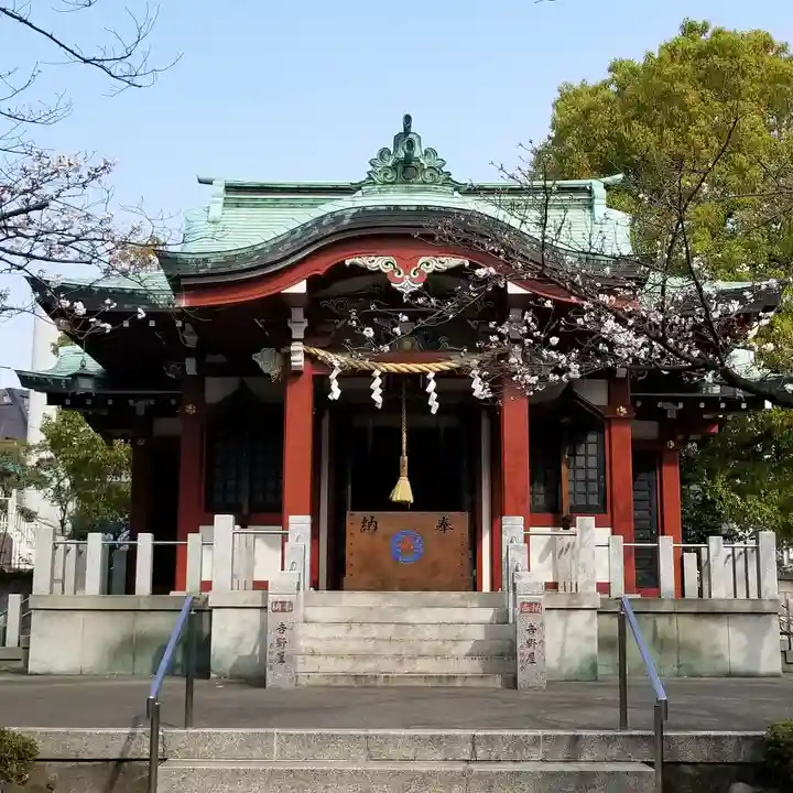 木場 洲﨑神社の本殿・本堂