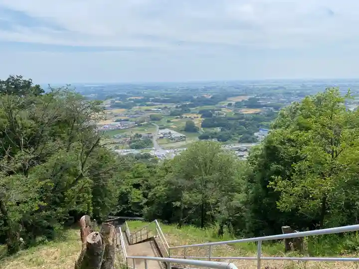 三毳神社(奥宮)の景色