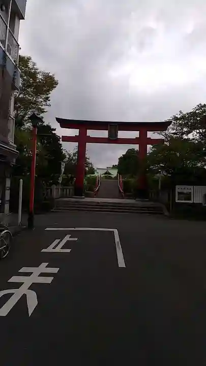 亀戸天神社の鳥居