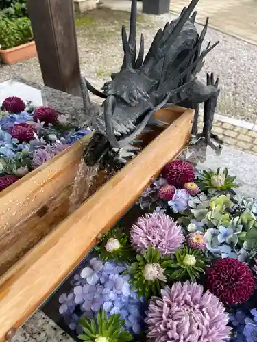 川越八幡宮の手水舎