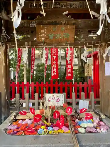 下谷神社の手水