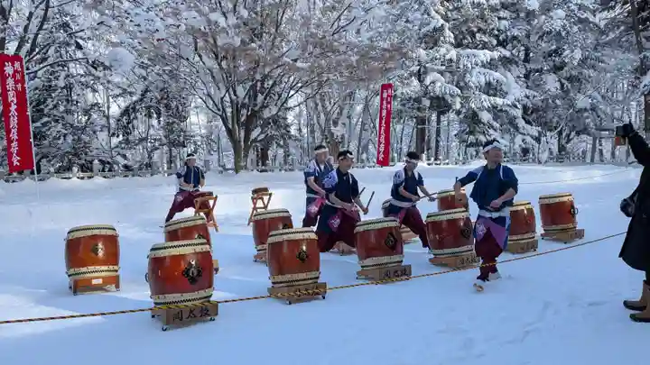 上川神社の初詣
