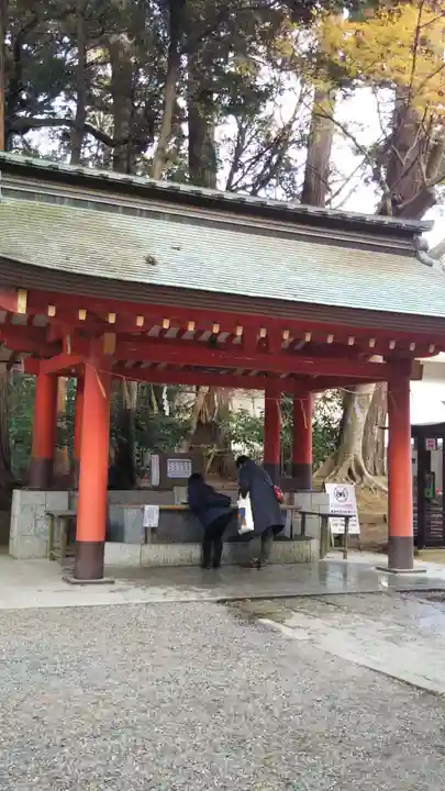 鹿島神宮の手水舎