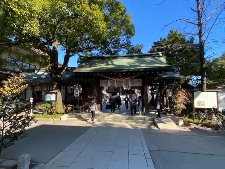 葛飾八幡宮の山門・神門