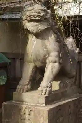 筑土八幡神社の狛犬