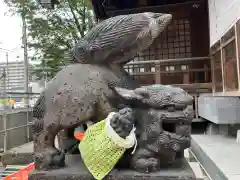 北海道神宮頓宮の狛犬