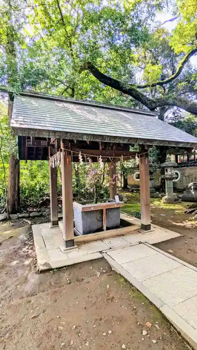 赤坂氷川神社の手水舎