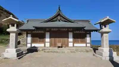 宗像大社沖津宮遥拝所の本殿・本堂