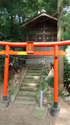 地殿神社の鳥居