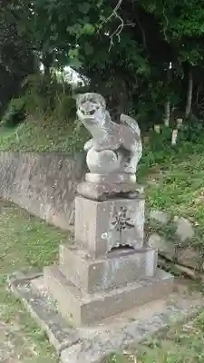 國崎八幡神社の狛犬