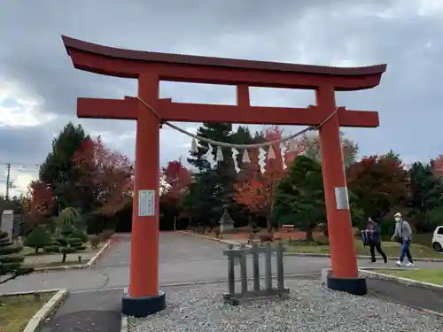 美瑛神社の鳥居