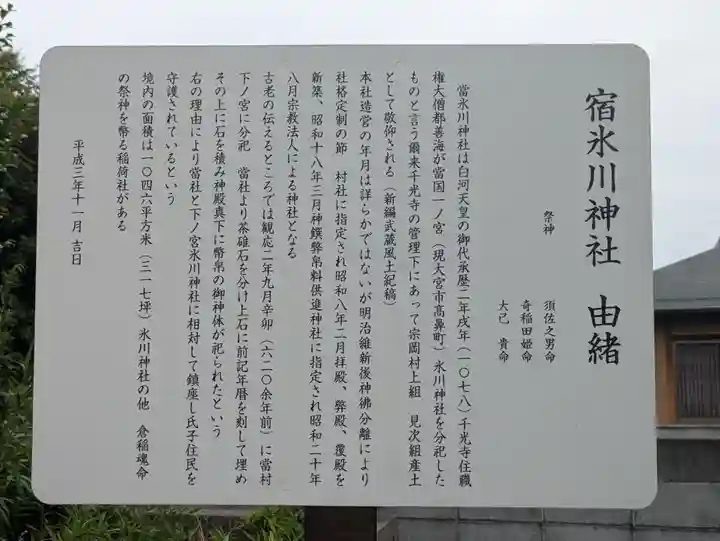 宿氷川神社(埼玉県)