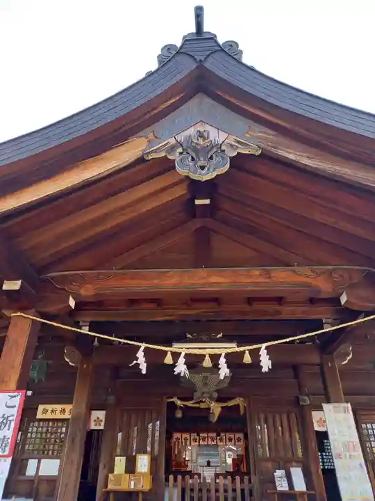 於保多神社の本殿・本堂