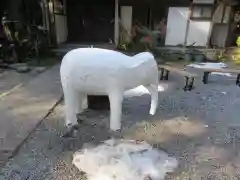 華厳寺の狛犬