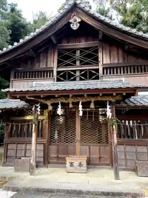 走田神社の本殿・本堂