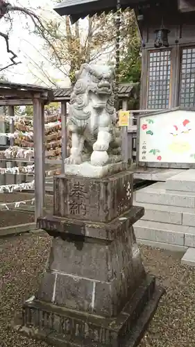 二柱神社の狛犬