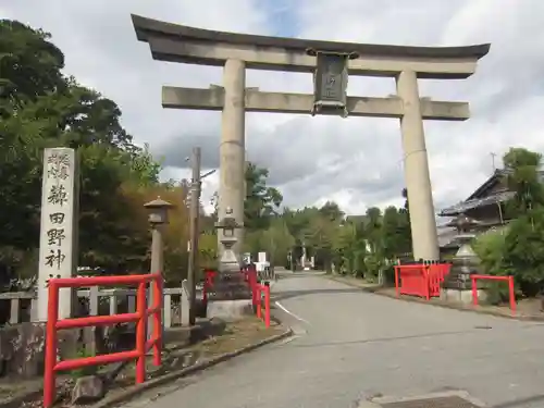 稗田野神社(薭田野神社)の鳥居