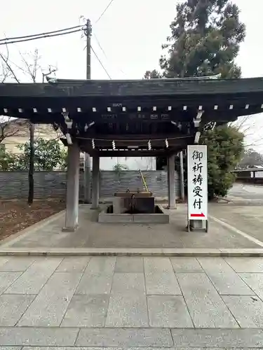 諏訪神社の手水舎