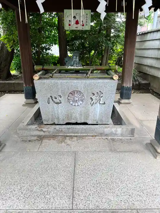 居木神社の手水舎