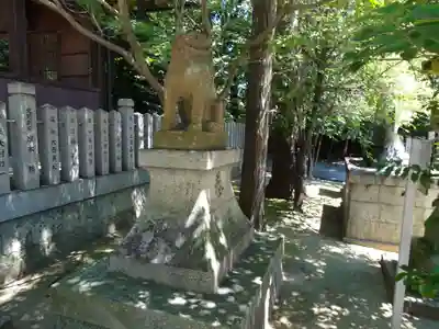 野口神社の狛犬