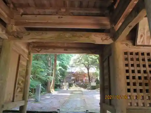 桙衝神社の山門・神門