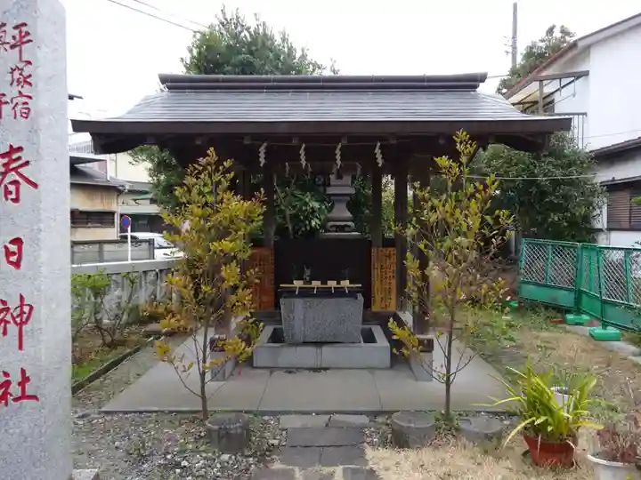 春日神社の手水舎
