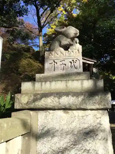 調神社の狛犬