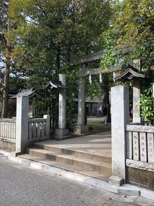 石神井氷川神社の鳥居