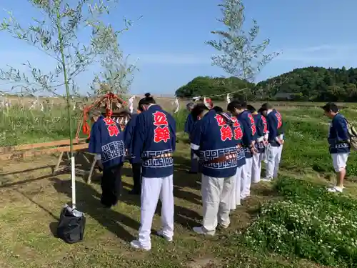 立鉾鹿島神社のお祭り