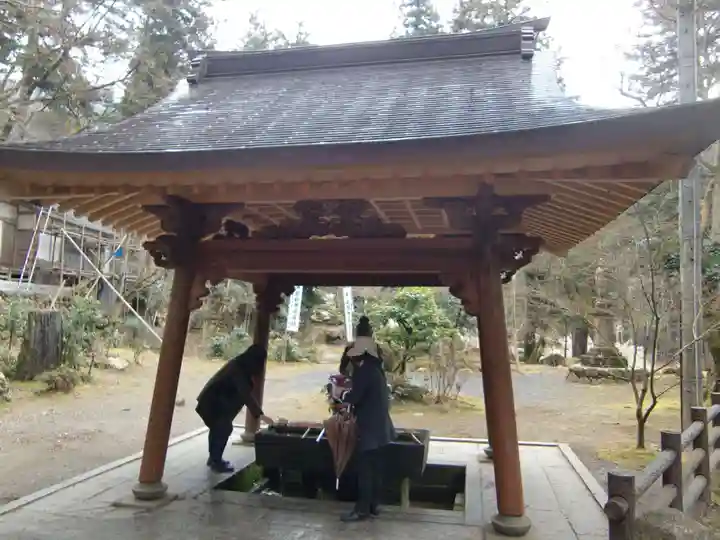 華厳寺の手水舎