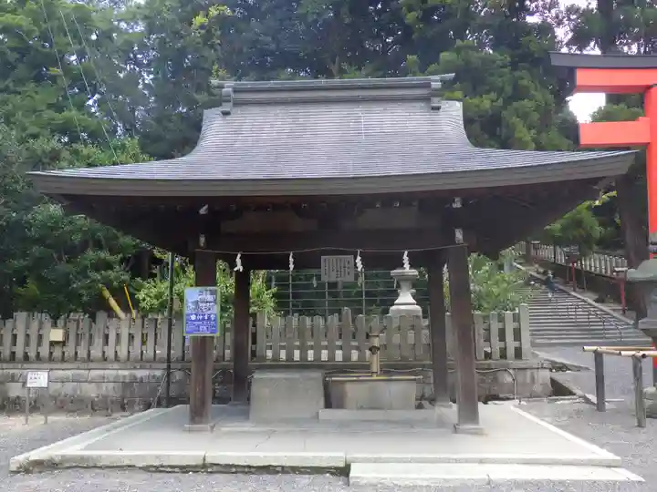 吉田神社の手水舎