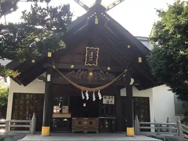 西野神社の本殿・本堂