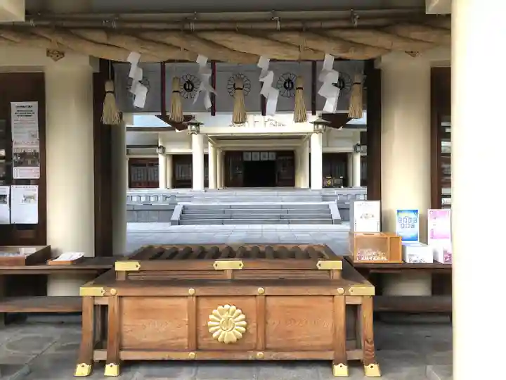 愛知縣護國神社の本殿・本堂