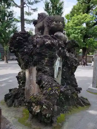 お三の宮日枝神社の狛犬