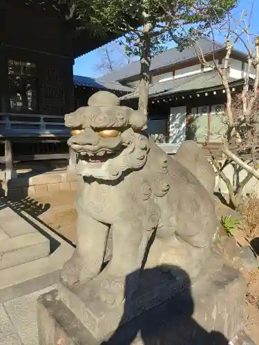 白山神社の狛犬