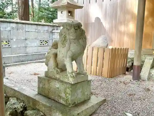 逢麻神社の狛犬