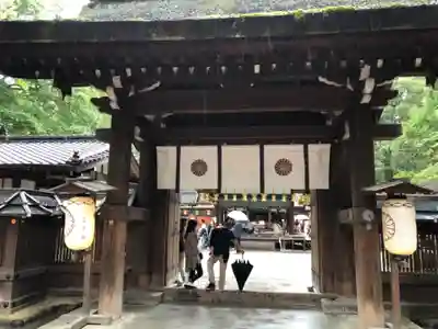 河合神社(鴨川合坐小社宅神社)の山門・神門