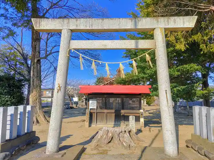 神明社(大海道町)の鳥居