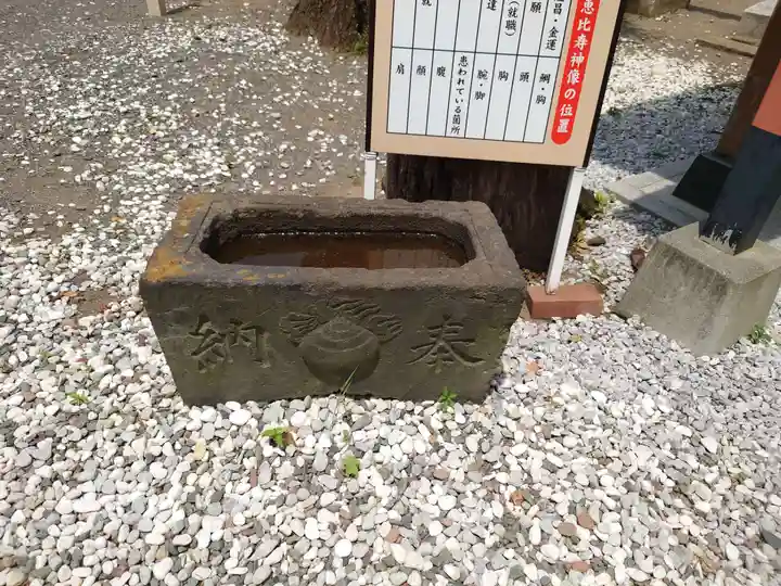 千住神社の手水舎