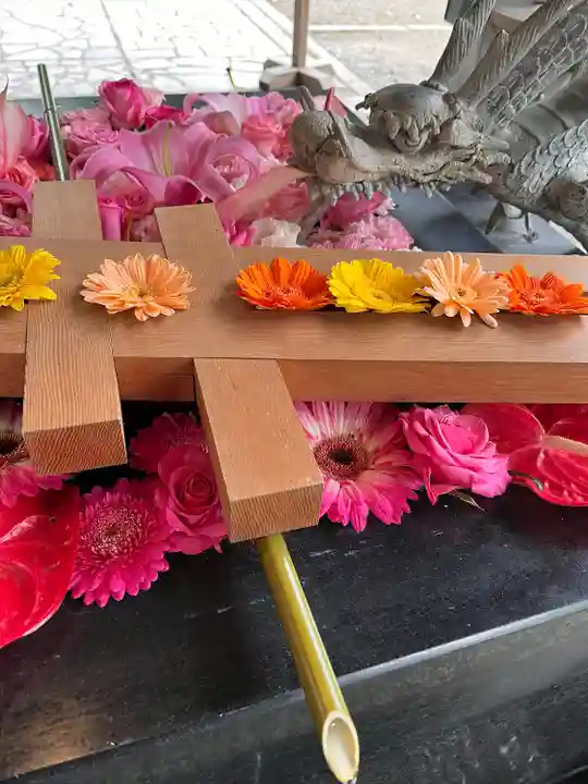 帯廣神社の手水舎