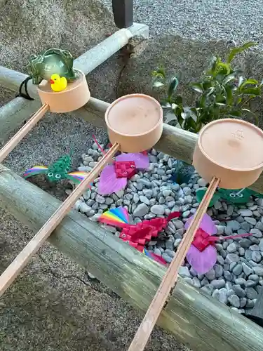 阿久津「田村神社」（郡山市阿久津町）旧社名：伊豆箱根三嶋三社の手水