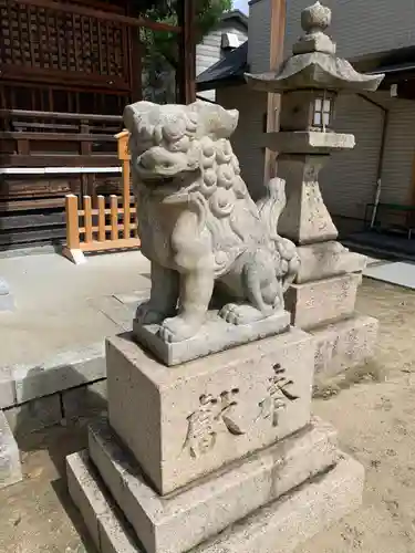 天神社の狛犬