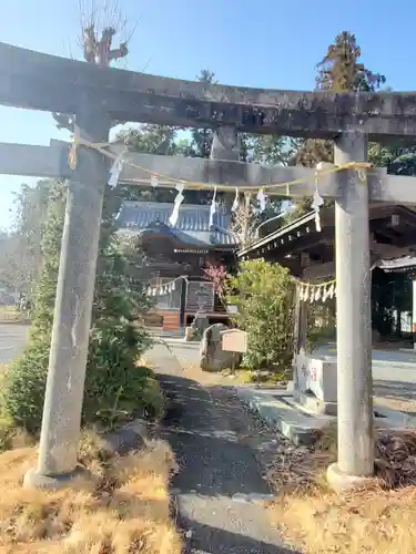 中蒔田椋神社の鳥居